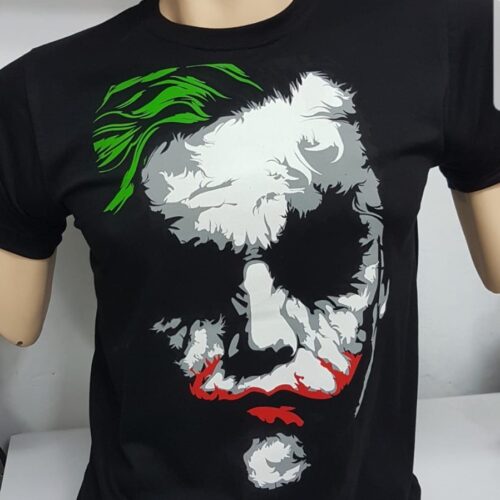 Remeras Joker Guason Heath Ledger Cara Comics