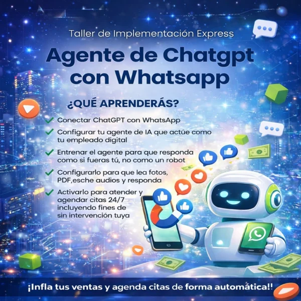 Curso de implementacion de agente de chatgpt con whatsapp
